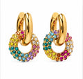 Sunset Prism Hoops