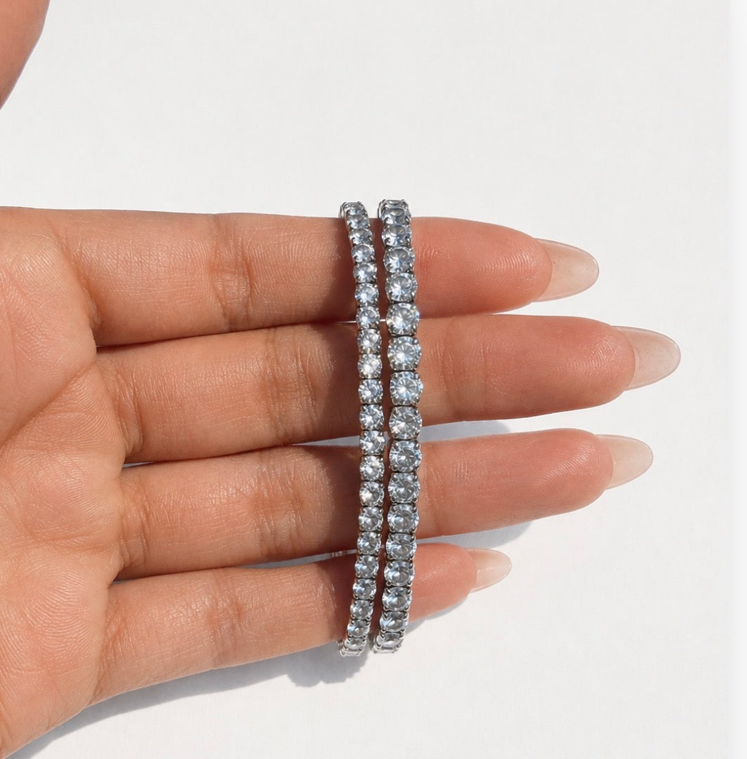 The Rich Girl Stack Silver