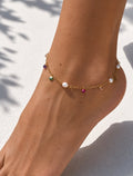 Treasure Tide Gold Anklet