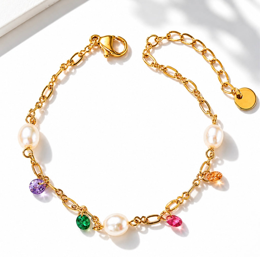 Treasure Tide Gold Anklet
