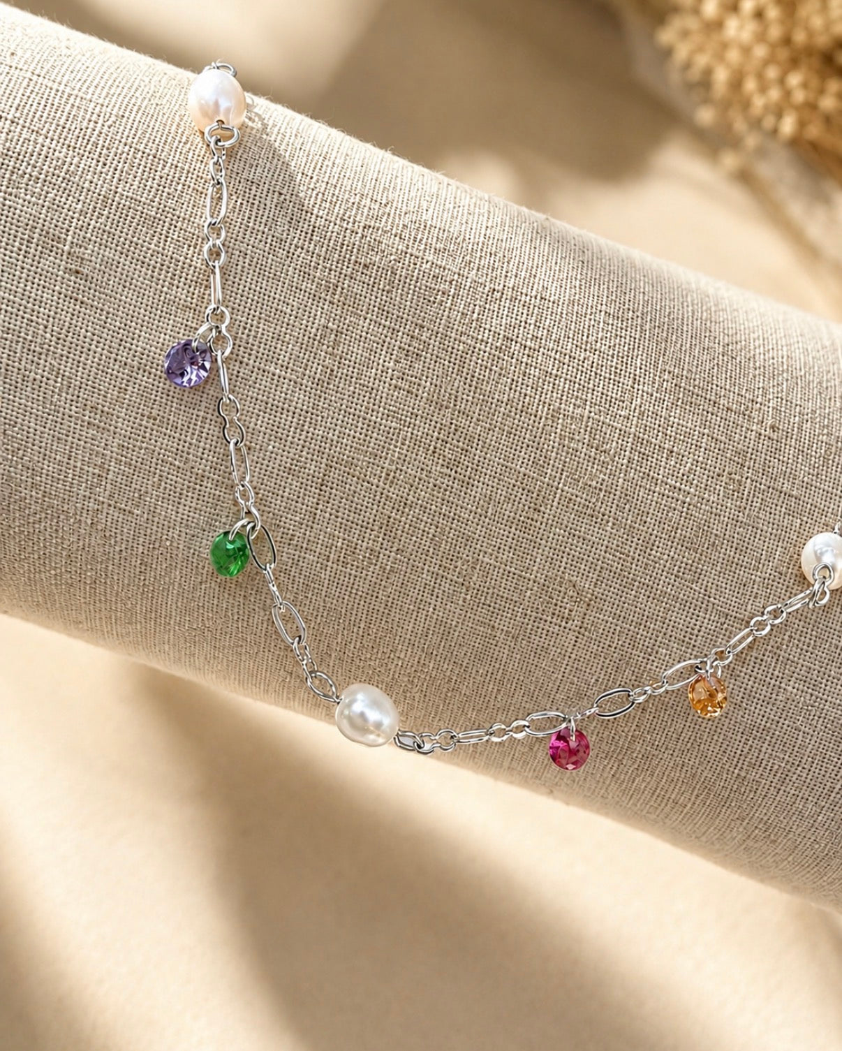Treasure Tide Silver Anklet