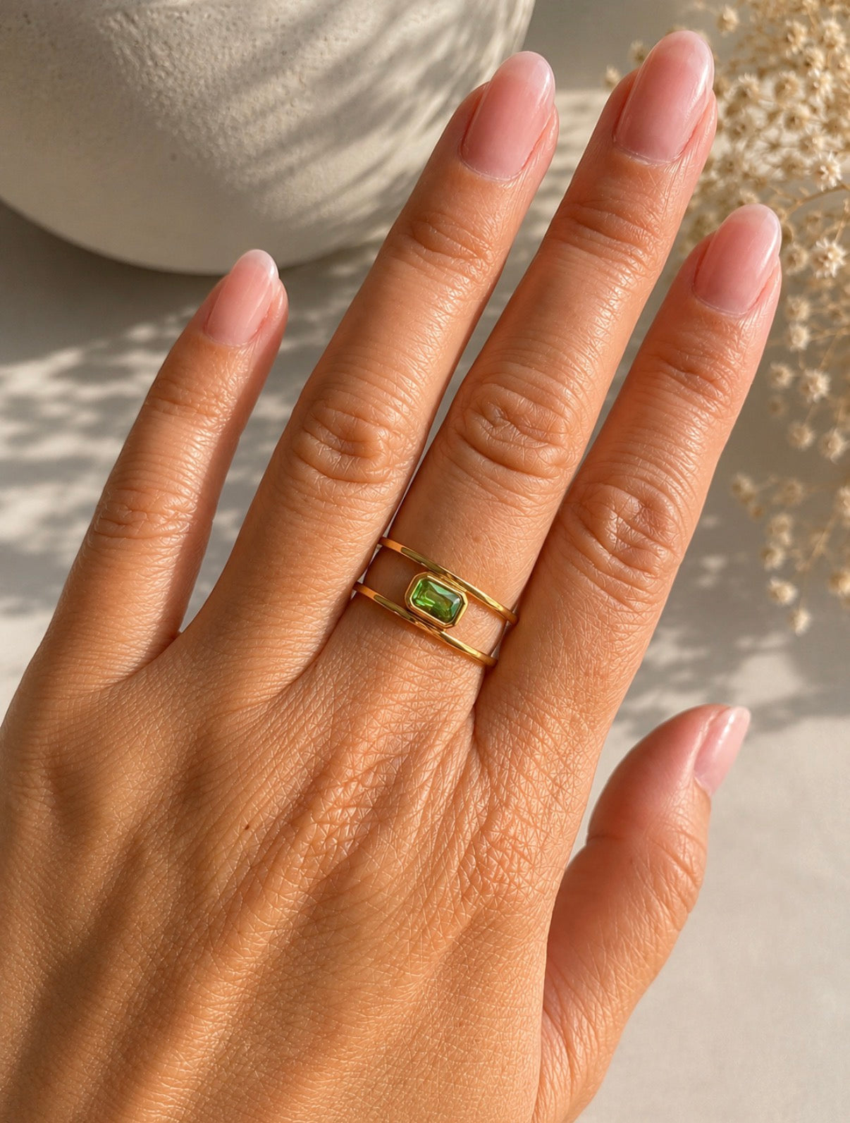 Verdant Halo Ring
