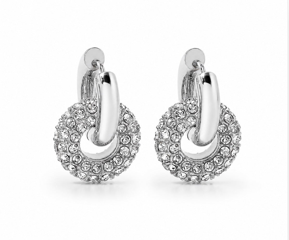 It Girl Hoops Silver