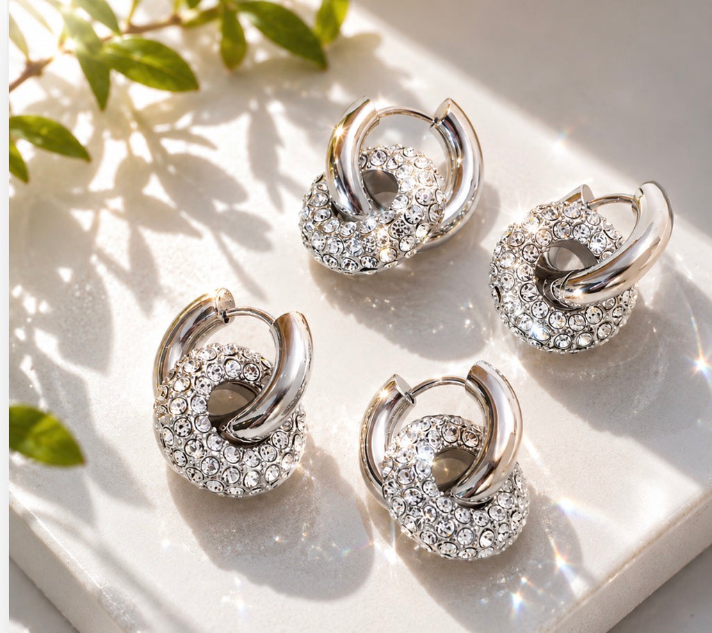 It Girl Hoops Silver